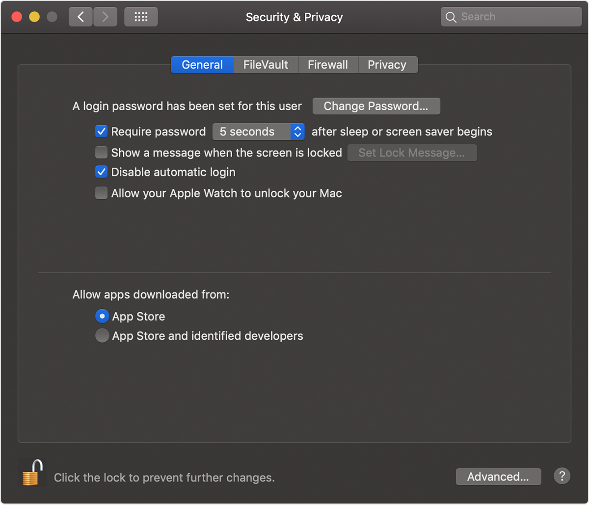 Mac override security settings to install downloaded apple tv