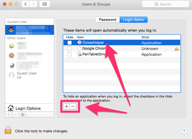 How to disable apps opening on startup mac